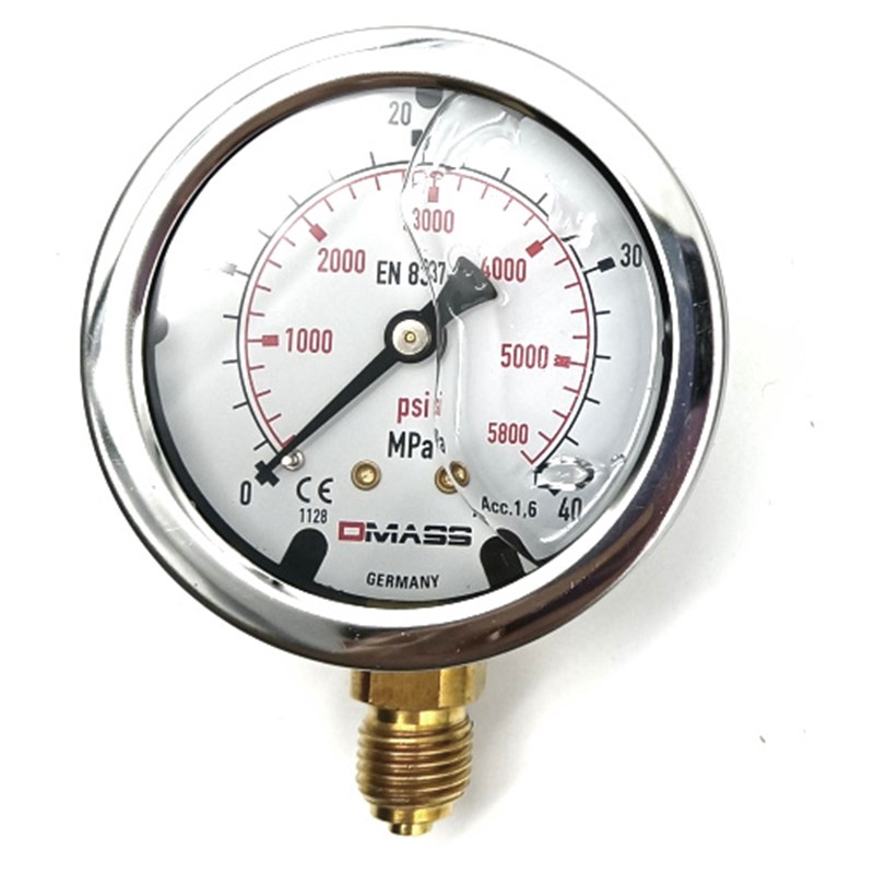 压力表DMASS德玛仕EN837-1德国耐震YN60 MBJB06B-060-1-Z 6MPA