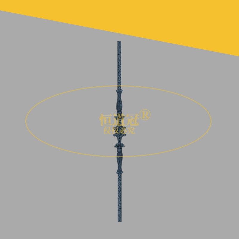 玛钢铸造c楼梯花铁艺护栏花铸铁栏杆花球磨铸铁花楼梯立柱杆可焊