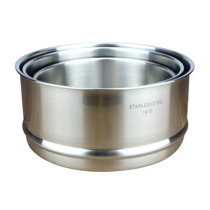 304不锈钢蒸笼蒸格蒸架蒸屉18/10家用加厚厨房蒸笼V蒸层通用可叠