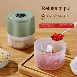 Garlic Garli Electric Chopper Grinder Mini Meat Food Crusher