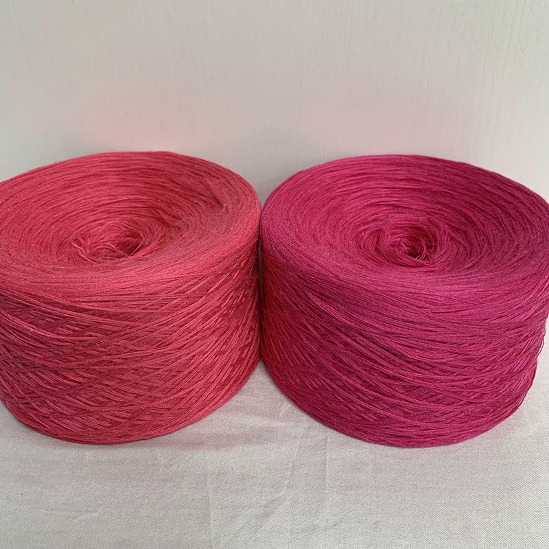 春夏季4股苎麻棉手n编中粗毛线团衣服帽子外套钩针手勾手工编织di