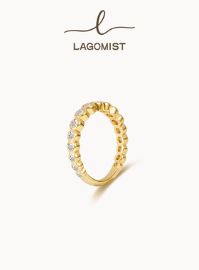 【女神礼物】LM LAGOMIST 砂糖网球戒指2025新款高级感轻奢小众