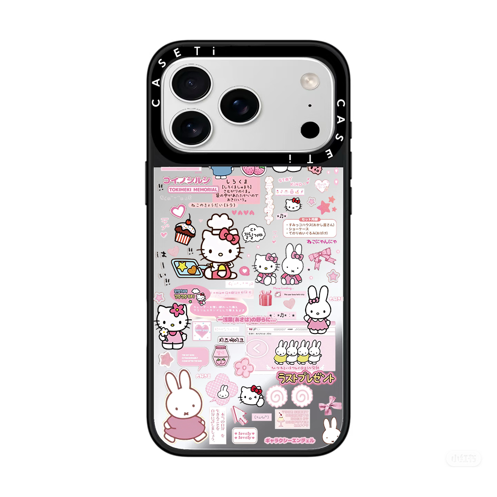 潮壳酱可爱卡通HelloKitty适用iPhone17pro手机壳苹果16promax防摔15透明13小众12亚克力MagSafe磁吸14镜面11