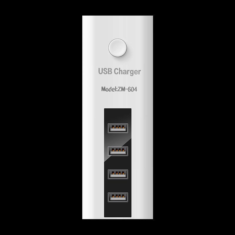 牛智能USB快充插座扩展转换器插B线板手机快速充电带线多孔位接口