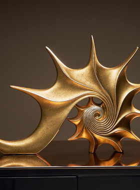 北欧风海螺工艺品摆件创意客厅酒柜电视I柜玄关轻奢高档办公室装