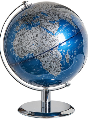 现代轻奢高档地球仪摆件客厅酒柜书E房办公室桌面玄关家居软装饰