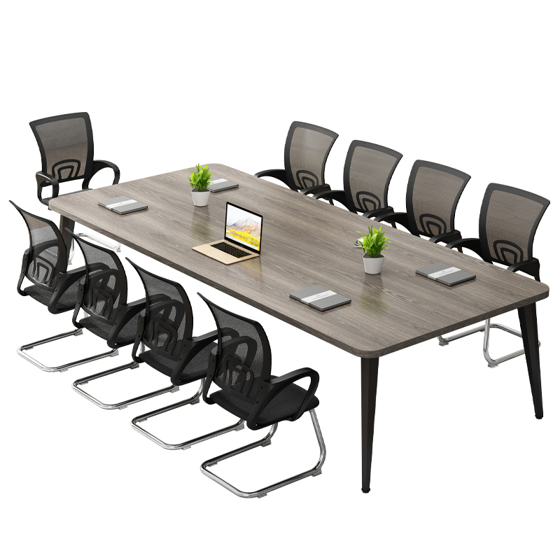 会议桌长桌简约现代小型会议室简A易长条大桌子工作台办公桌椅组
