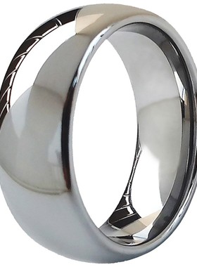 不磨损霸气钨钢戒指男宽面钨金戒指男H个性时尚钛钢指环刀刮不花