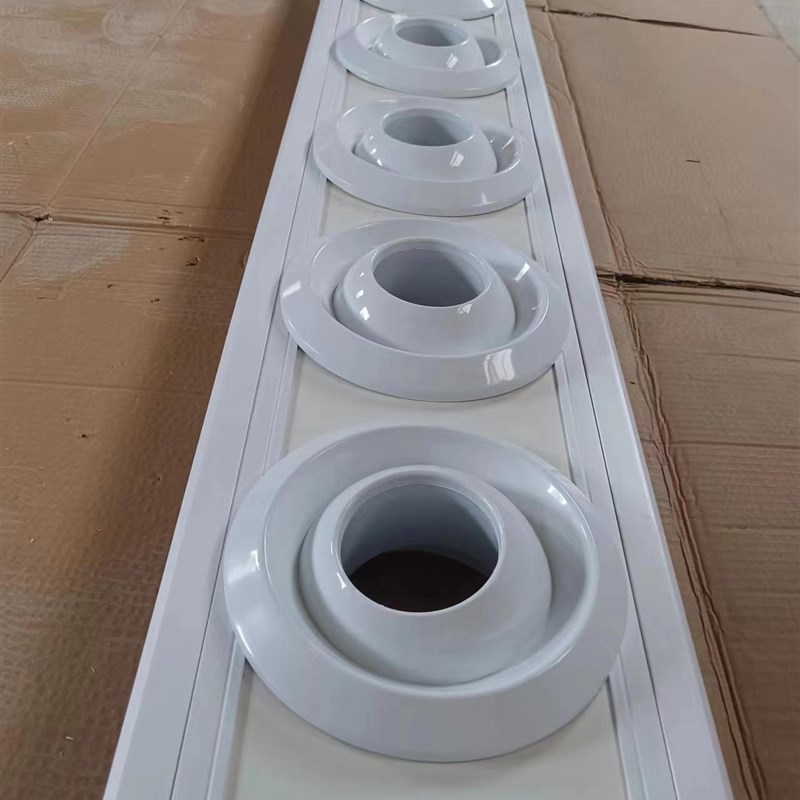 定制 ABS出风口百叶中央空调出风口格栅 K风管机球喷风口 圆形射