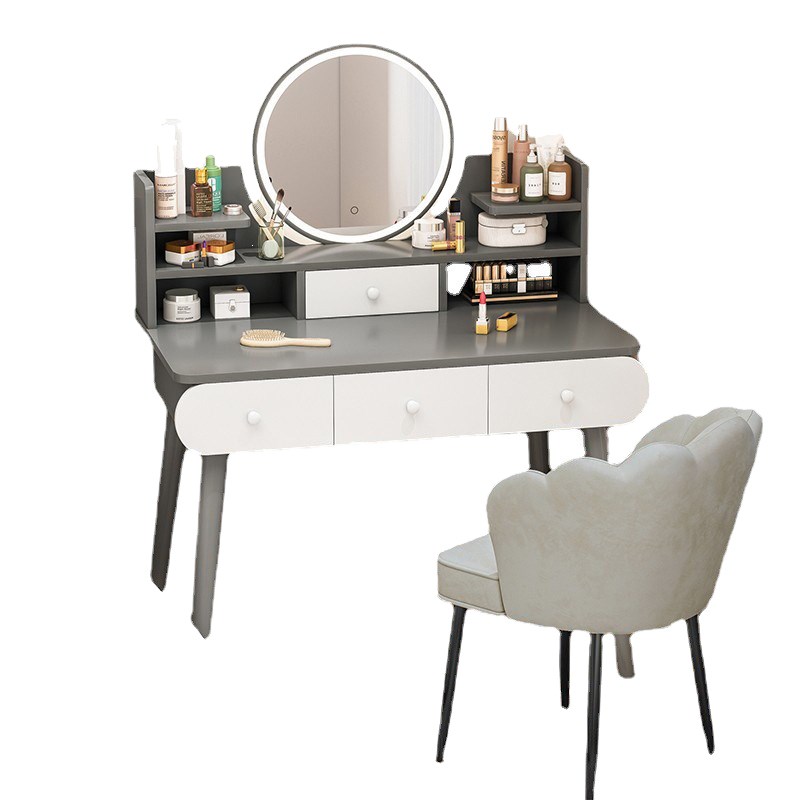 2023年c新款主卧卧室小尺寸梳妆台意式极简小型化妆台书桌MS3463