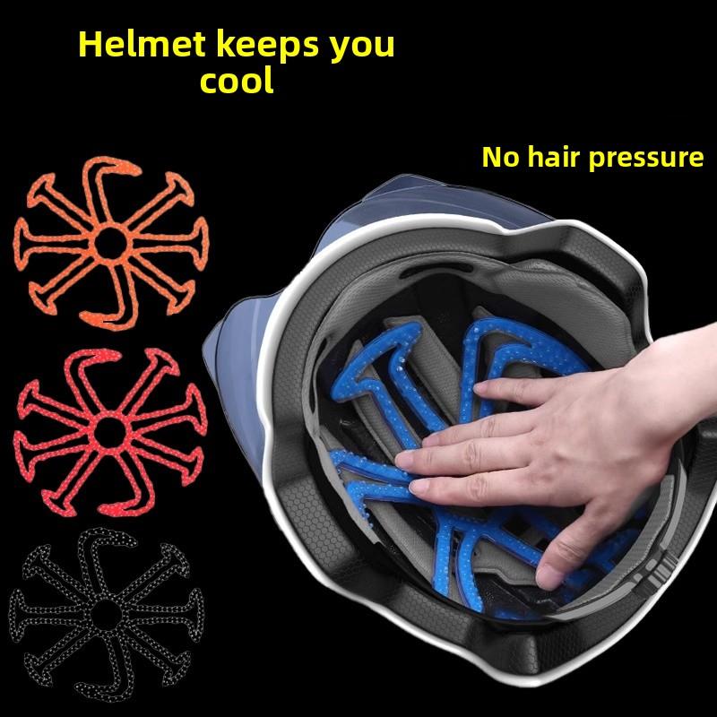 采购产品头盔衬里，无压力工件，硅胶内垫，自行车头盔垫片，隔热