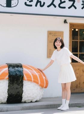 户外仿真玻璃钢寿司摆件店面家居餐饮大型装饰日料店橱窗模型雕塑