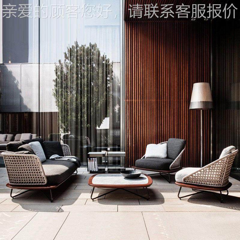 外沙发院别庭院40实木藤户编沙发家具民宿墅露天花园休庭闲沙发组,住宅家具,户外沙发,淘宝优惠券,粉丝福利购,淘宝优惠卷