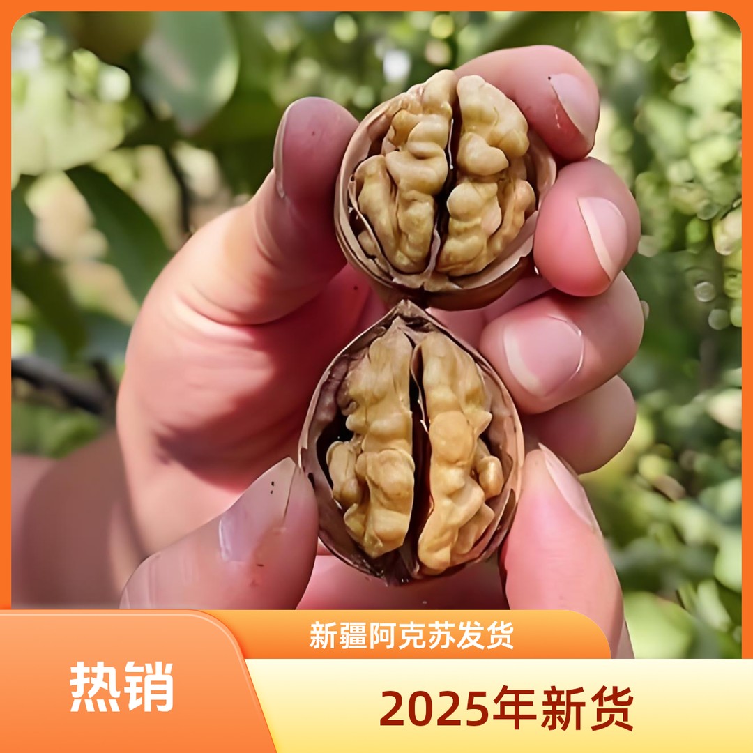 （新疆直发）185阿克苏纸皮核桃手剥即开薄皮饱满营养美味坚果零