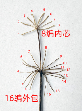 24编包芯土黄色锚鱼大力马鱼线泥土色16+8编PE包心编织线海钓巨物