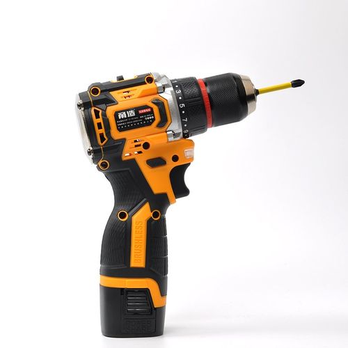 甬造新款16V锂电手钻纯铜无刷小D钢炮家用多功能充电手电钻螺丝批