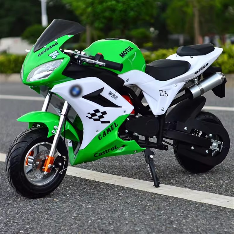 四行程中号儿童i小型机车迷你小赛跑车纯汽油机车49cc燃汽油