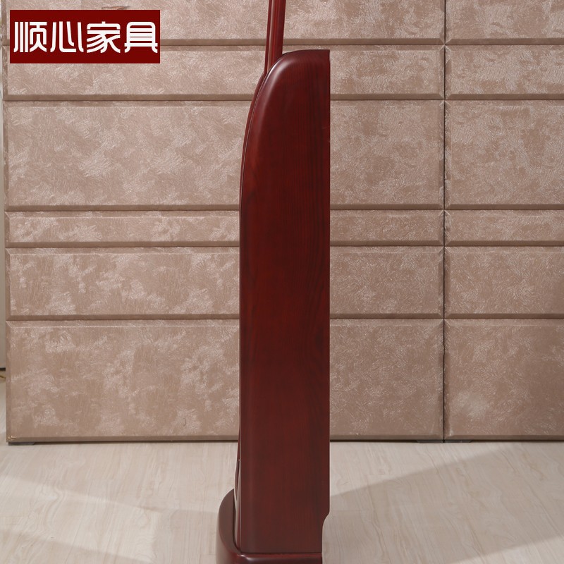 顺心家具实木镜子全身穿衣镜家A用试衣镜中式全身镜卧室落地镜