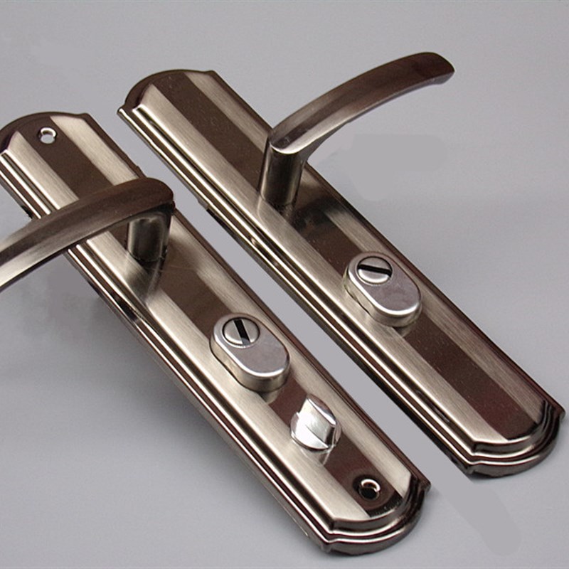 防盗门拉手锁具标准孔o距黑金门锁铝合金大门锁包邮锁老款入户门