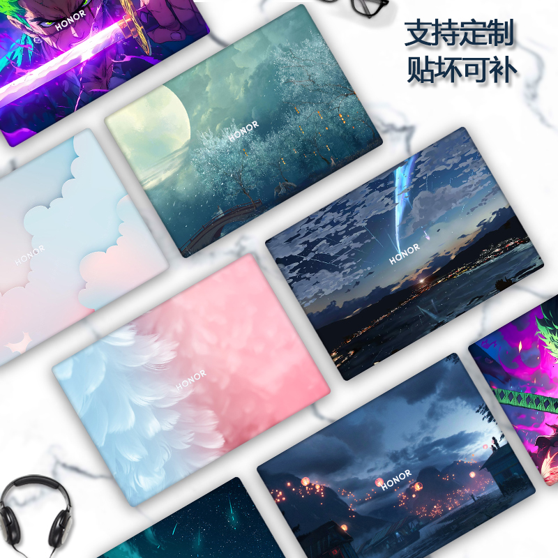 适用2024款2025荣耀MagicBookX16战斗版笔记本X16 Plus贴纸X16 Pr
