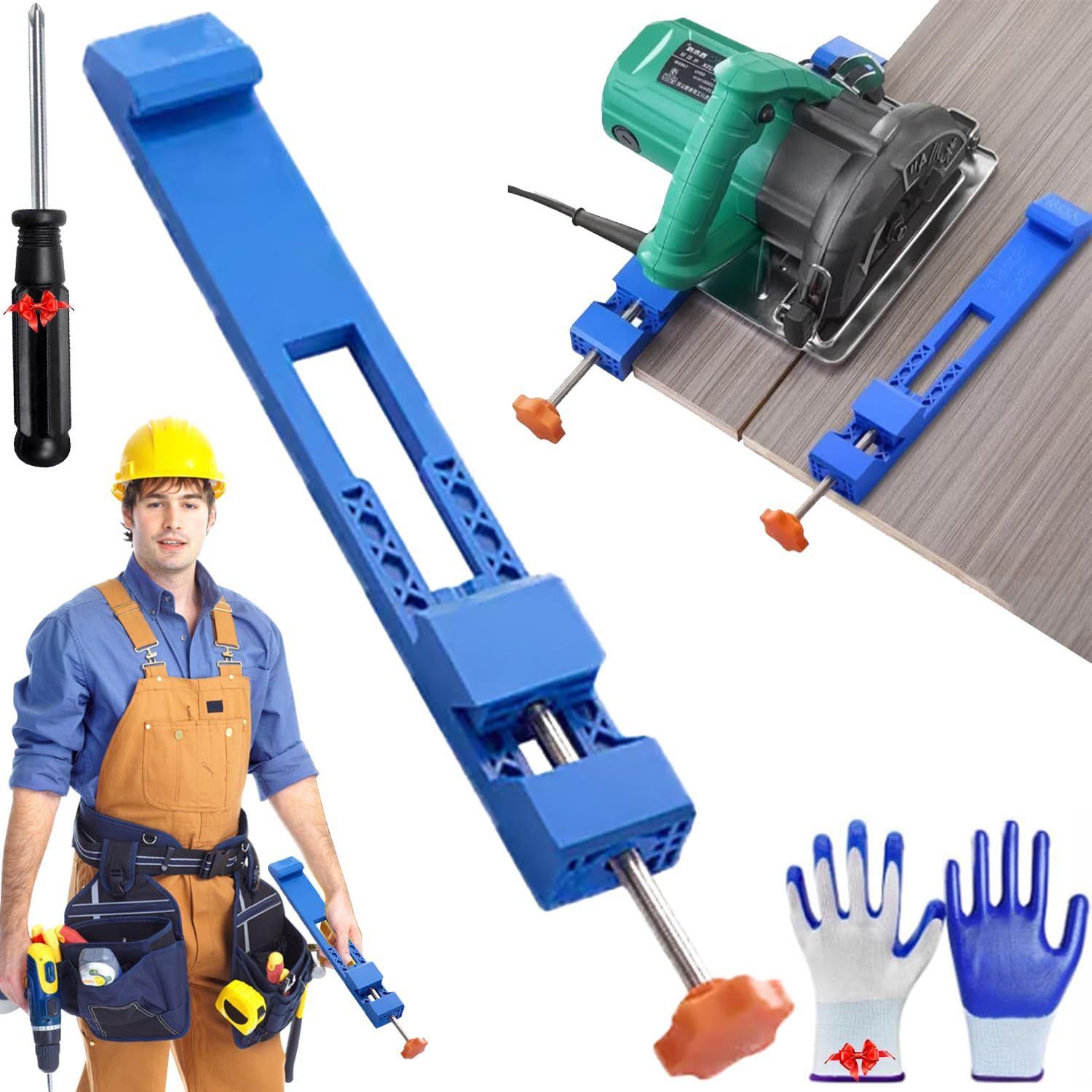 亚马逊Adjustable Cutting Machine BaseGuide电动圆锯铣削定位夹