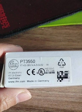 易福门压力传感器PT3550 pt3550压力传感器就一