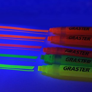 GRASTER 荧光笔涂鸦流淌记号笔彩色环保丙烯标记签名笔大容量圆头