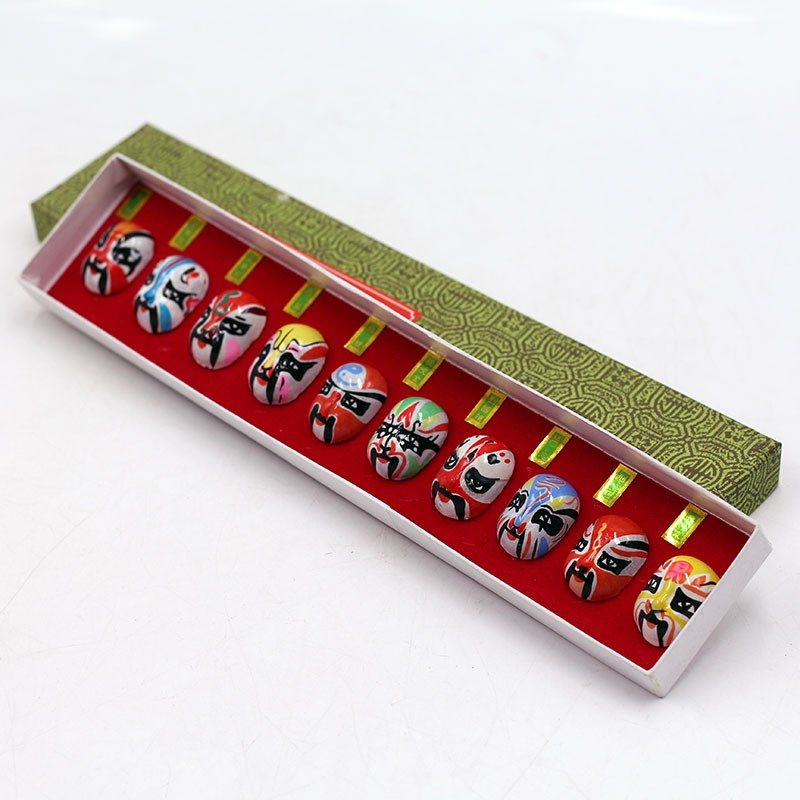 京剧脸谱小泥人摆件民间手工艺品十个脸谱套装泥塑绘画送老外礼品,特色手工艺,泥人/泥塑/面塑,淘宝优惠券,粉丝福利购,淘宝优惠卷