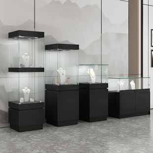 玻璃展示柜古董瓷器奇石雕像柜展览柜展台博物馆文物展柜珠宝柜台