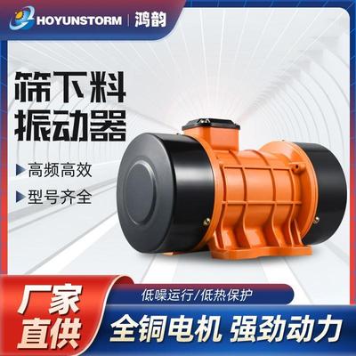 鸿韵附着式混凝土振动器单三相筛沙料斗震动铜电机水泥平板振捣器