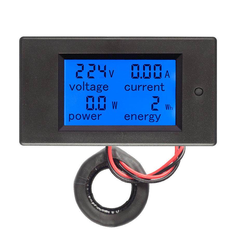 LCD液晶多功能数显表 交流电压电流功率表电力监测仪开合 闭合式