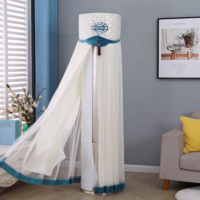 立式空调防d尘罩圆柱形柜式柜机防尘套格力美的海尔奥克斯开机不