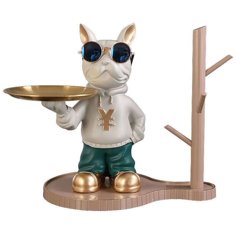 进门口玄关钥匙收纳摆件网红家y用客厅鞋柜桌面轻奢挂架创意装饰