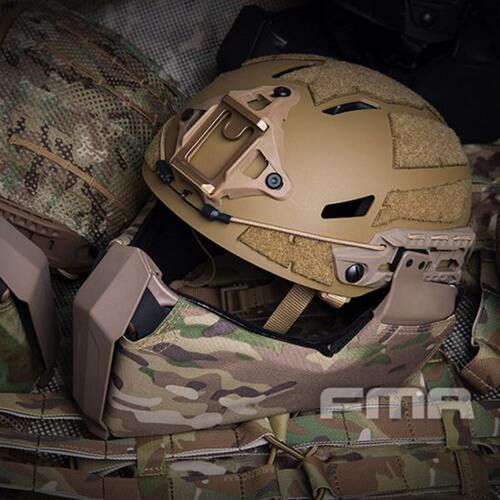 FMA 户外头盔专用面罩 FAST盔导轨专用防水蛋护脸TB1304