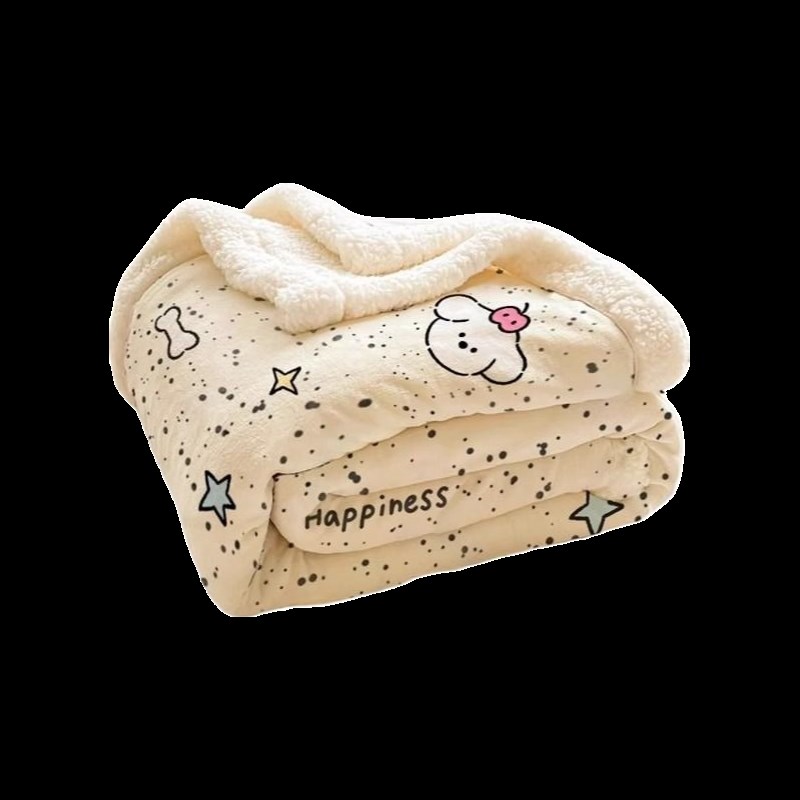 办公室午睡毛毯加厚冬季四季通用披肩空调毯小毯子学生宿舍床上用