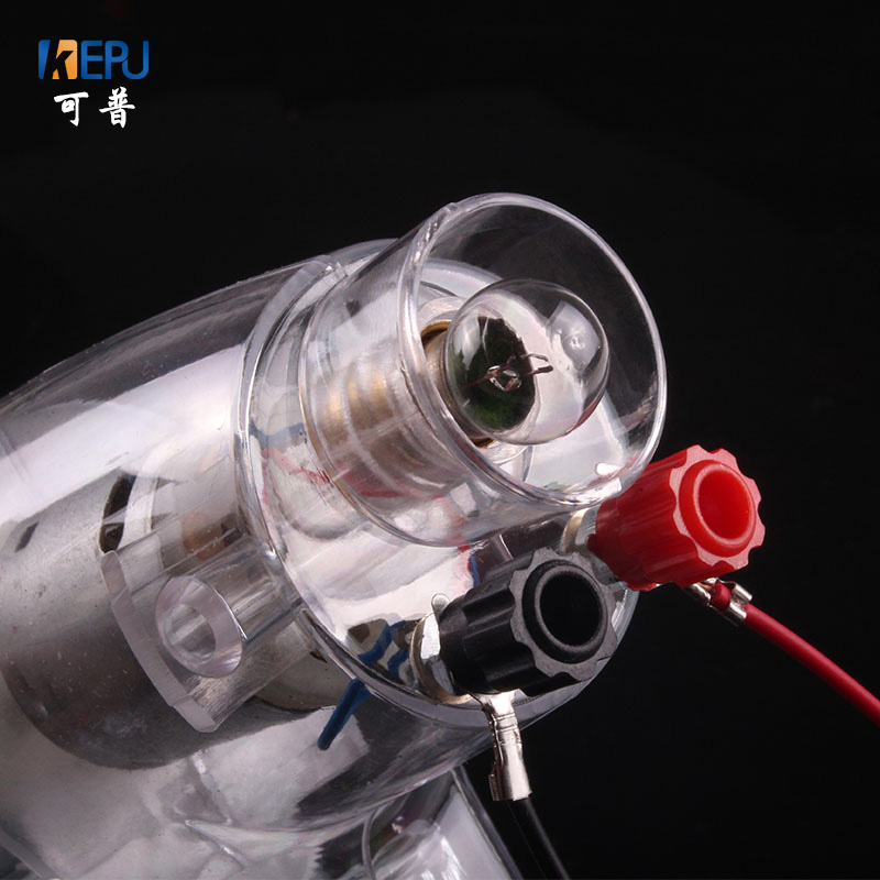 透明手摇发电机模型中学生自制便携式直流发电机小型发动机电源初