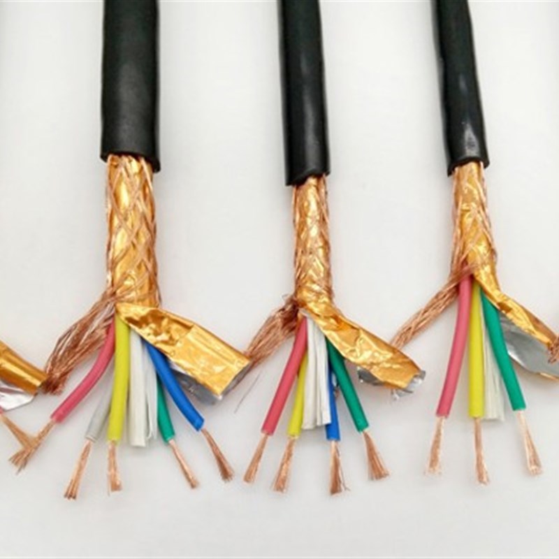 RVVP屏蔽线信号电缆线2芯3芯4芯5芯6芯x0.5/0.75/1.0/1.5/2.5平方