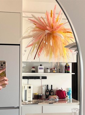 多巴胺白日焰火挂饰2026元旦新年客厅装饰氛围感场景布置室内拍照