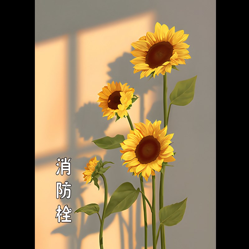 消防栓贴纸消火栓使用方法标识贴画遮挡装饰消防箱电箱贴墙贴y224