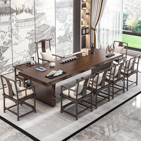 茶桌椅组合大板实木茶桌复古茶台公室新中式禅意泡茶桌原木家用,商业/办公家具,茶台/茶桌,淘宝优惠券,粉丝福利购,淘宝优惠卷