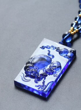 古法琉璃太极牛转乾坤吊坠男女本命转运护身随身挂件送礼项链锦盒