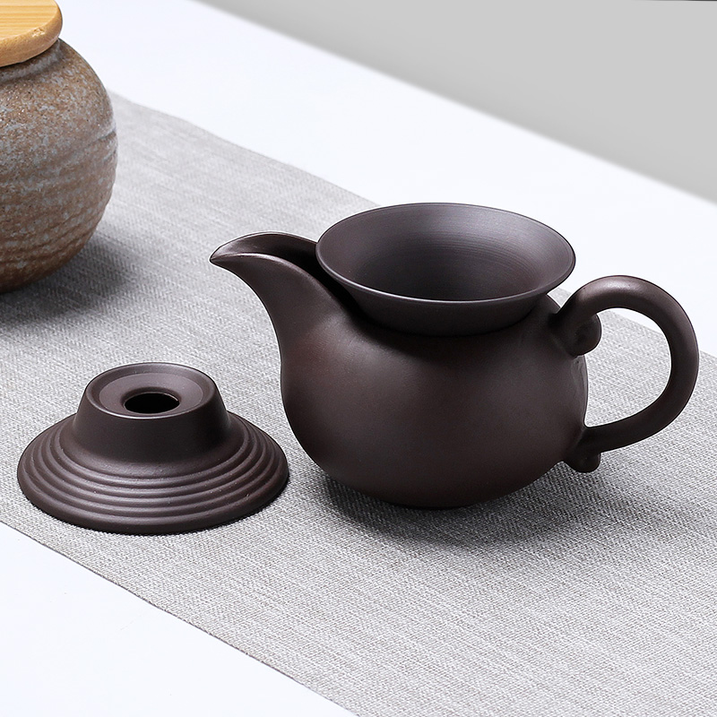 茶漏茶滤茶叶过滤网泡茶器分离器茶隔公道杯一体功U夫超密紫砂原