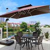 梵派遮阳伞户外庭院伞花园阳台防风雨伞室外摆摊别墅罗马大太阳伞