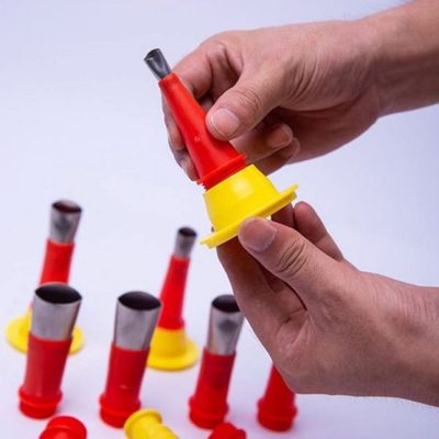 22 Pcs Stainless Steel Caulk Nozzle Applicator with Base Cau