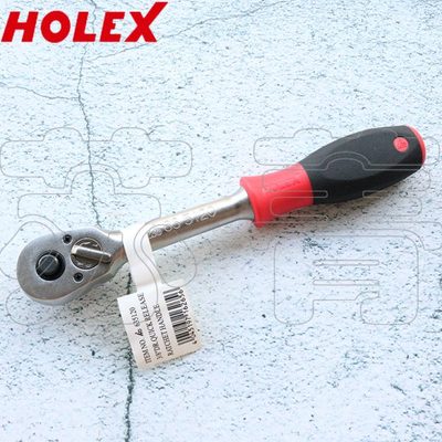 德国霍夫曼HOLEX  双向手动棘轮扳手 3/8 英寸 带顶出器 换向拔杆