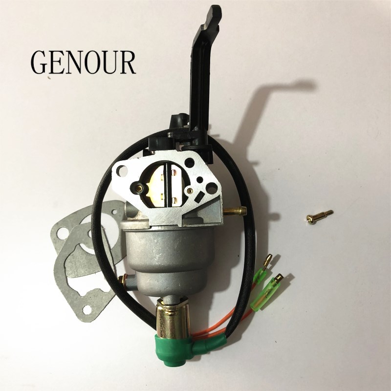 汽油发电机配件5千瓦-6.5KW 机组188 190F化油器 手动风门化油器