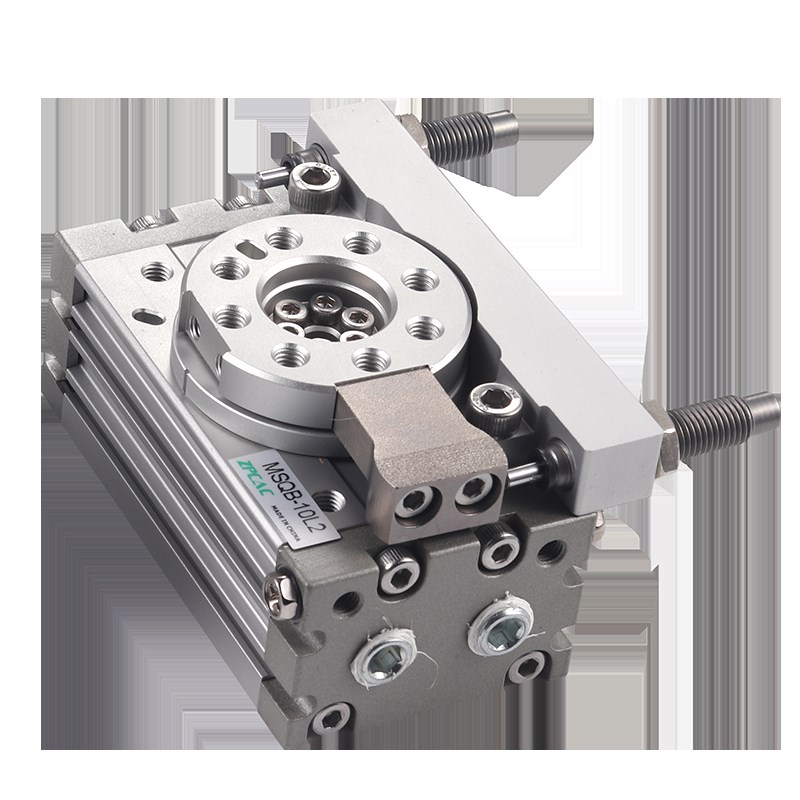 致鼎气动旋转摆动回转摆台气缸MSQB-10/20/30/50L2 L3 90度180度