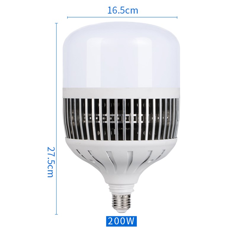 大功率led灯泡大瓦数E40节能照明厂房工厂工地工业超亮Y灯E27螺口