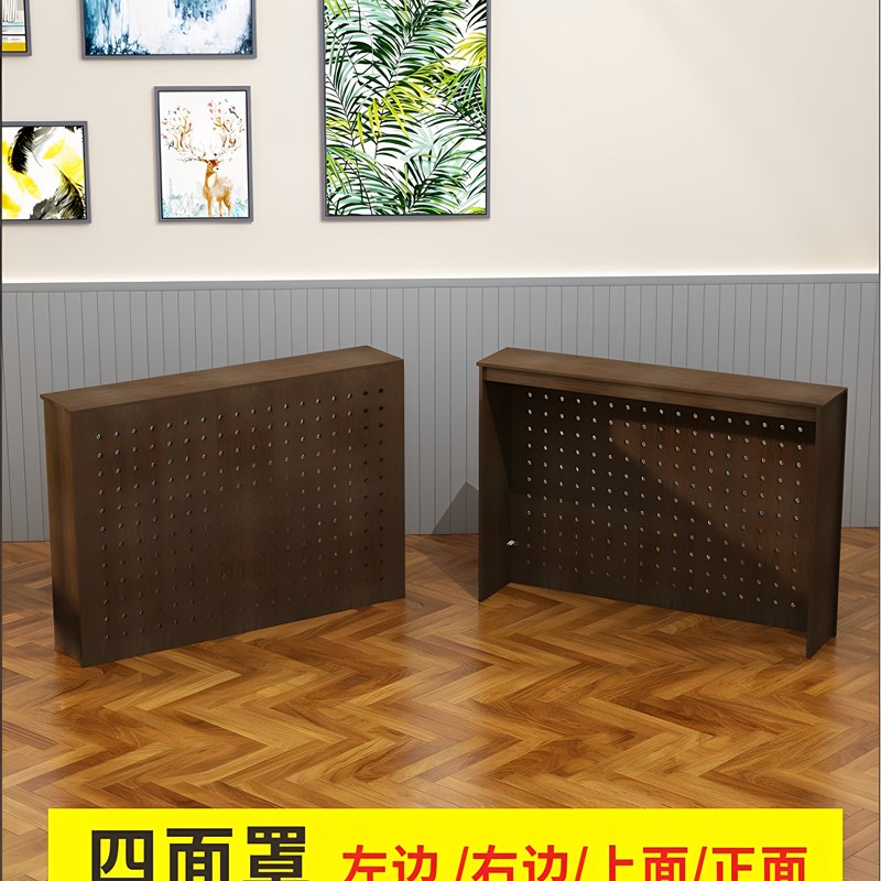 暖气片洞洞板遮挡罩分水器地暖气阀门装J饰遮挡板管道水表遮丑挡