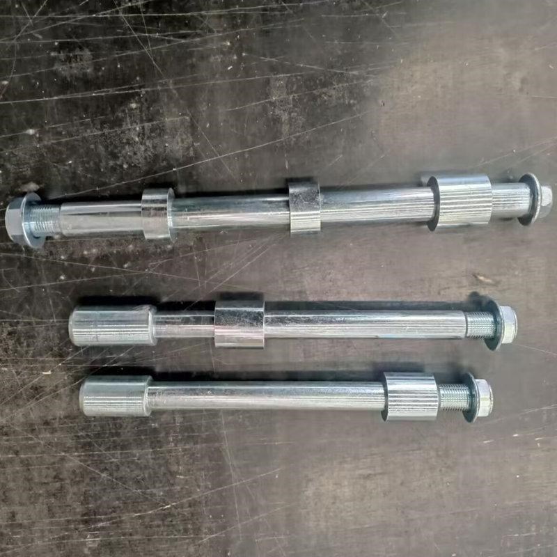 公路赛摩托车地平线前轮轴蛟龙小忍者后轮轴诺玛255S轮毂轴长车轴